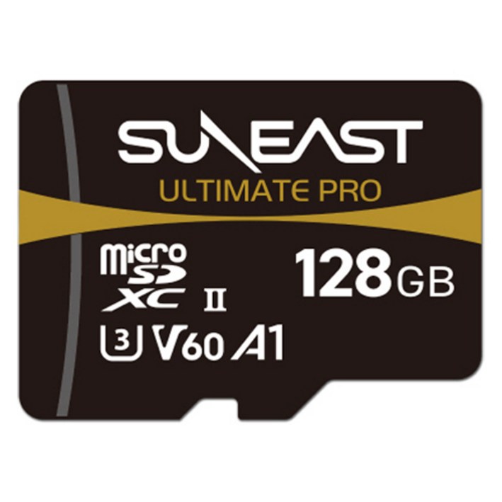 선이스트 얼티메이트 프로 마이크로SD V60 1867 배속 드론 SEMS2128G26G1F, 1개, 128GB