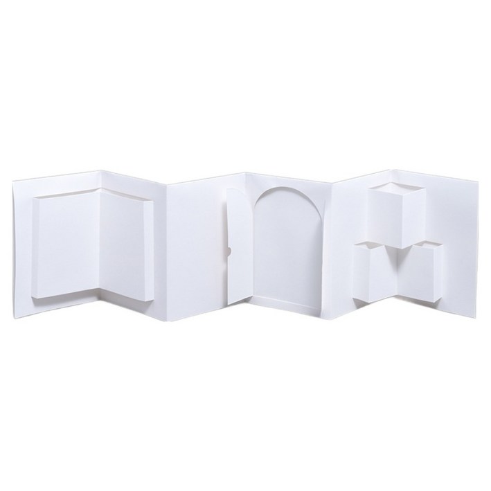 민화샵 종이 아코디언북 만들기 세트 팝업형 S250030B, 혼합색상, 20세트