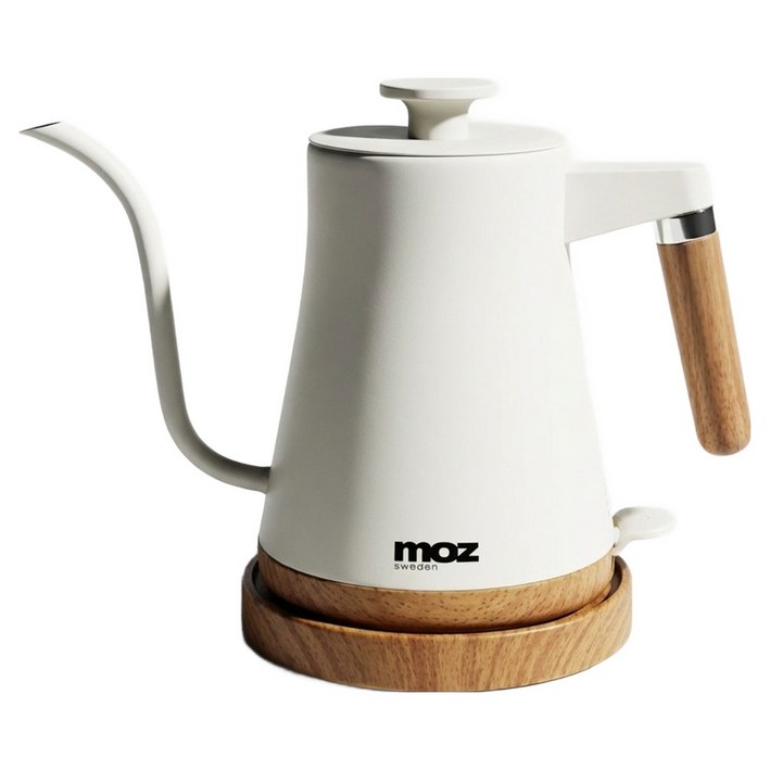 모즈스웨덴 핸드드립 전기 무선 드립포트, MC-1200BK(아이보리)