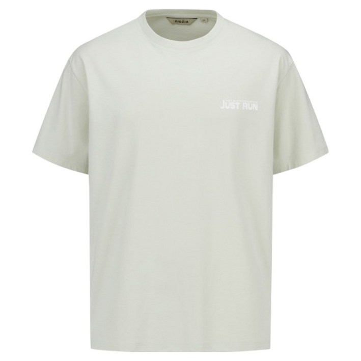 지오지아 남녀공용 미라쿨 그래픽 라운드 반팔티 AEF2TR3201