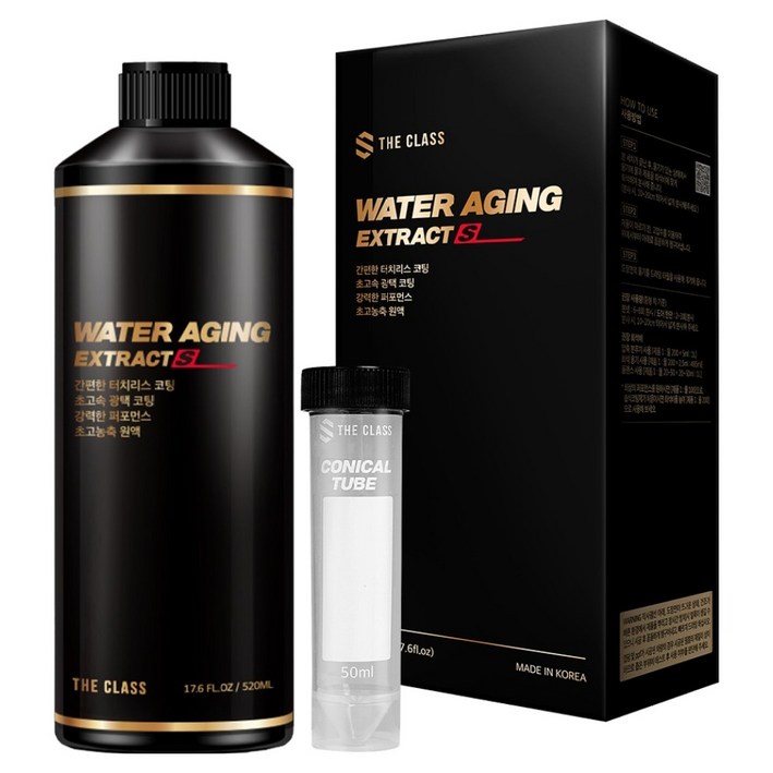 더클래스 워터에이징 익스트렉트S 초간편 터치리스 초고농축 원액 물왁스, 1개, 520ml