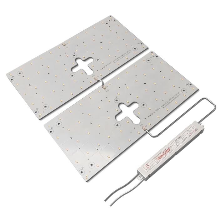 패밀리라이팅 삼성 LED 모듈 2등용세트 사각방등 50W