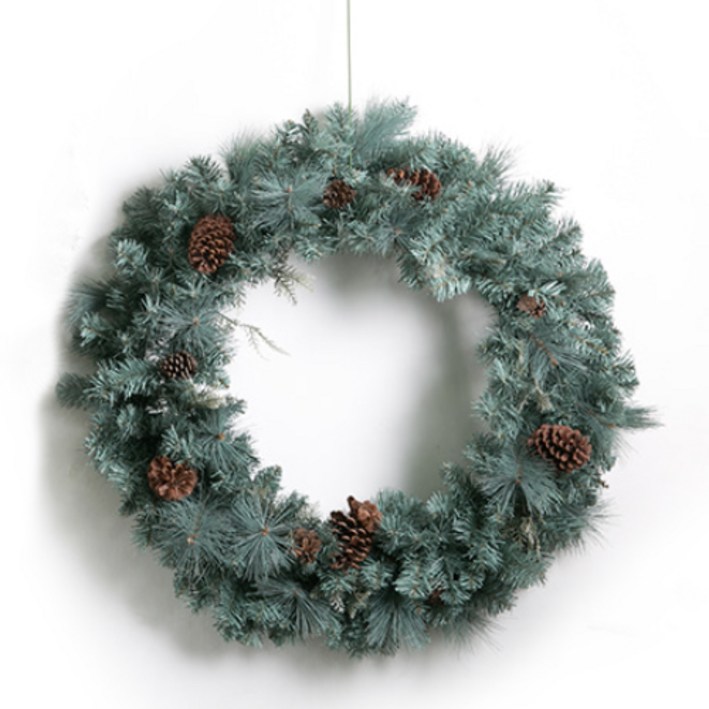 크리스마스 솔방울 믹스 리스