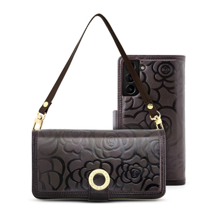 버핏 에스엠씨 베르사유 클러치 다이어리 휴대폰 케이스  핸드 스트랩 세트