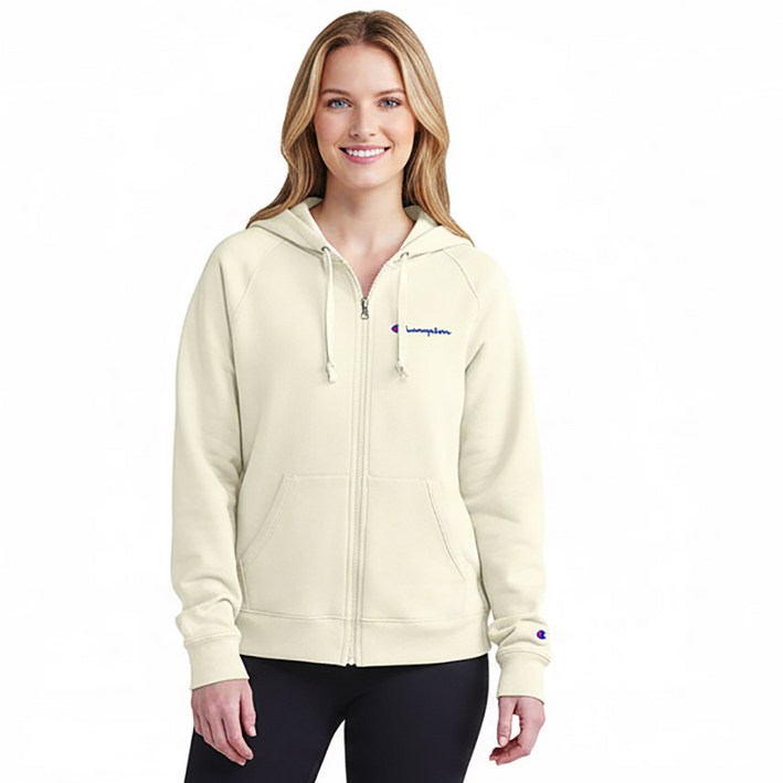 챔피온 여성 후드티 긴팔티 후드집업 내추럴 아이보리