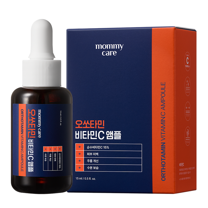 마미케어 오쏘타민 프리미엄 비타민C 고함량 기미 미백 토닝 명품 앰플, 1개, 15ml