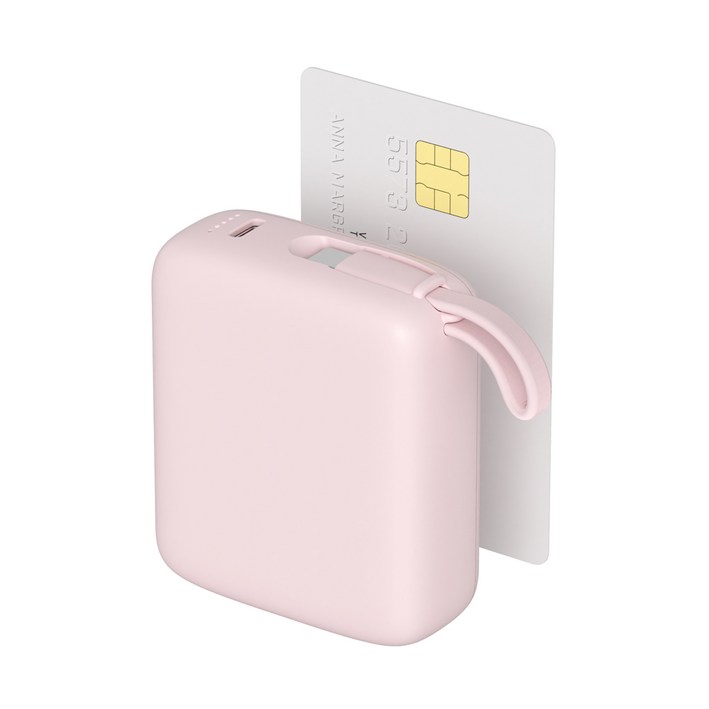 이어맥 PD 22.5W 빌트인 케이블 고속충전 미니 초소형 보조배터리 10000mAh PBP001