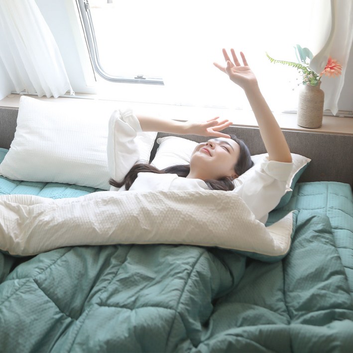 홈랩 기절캠핑 엠보이불 패드 베개 파우치 세트
