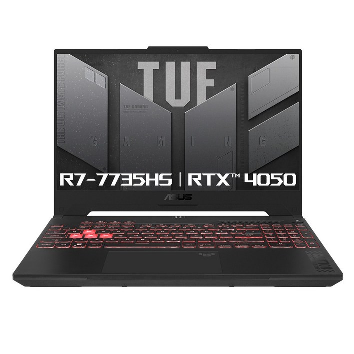 에이수스 2024 TUF 게이밍 A15 라이젠7 라이젠 7000 시리즈 지포스 RTX 4050 배그노트북
