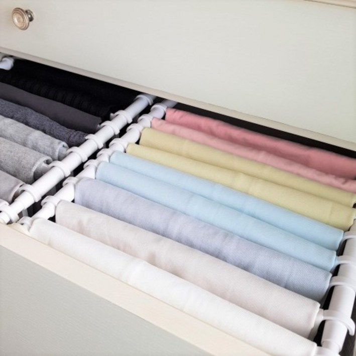 코랄나인 디오거나이저 서랍장 정리도구 2세트, 화이트, 2세트