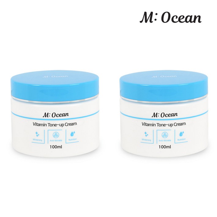기미 미백 주름개선크림 식약처 기능성 비타민 톤업크림 100ml, 100ml, 2개