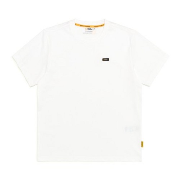 정품 내셔널지오그래픽 N235UTS910 네오디 스몰 로고 반팔 티셔츠 WHITE
