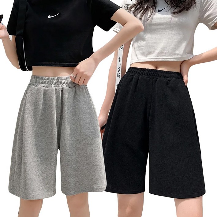 코코라벨라 여성 5부 트레이닝 반바지 2종세트