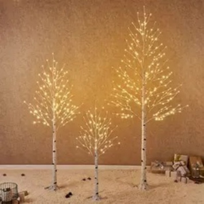 자작나무 LED 크리스마스트리 2종 150cm,180cm 구성 20230419