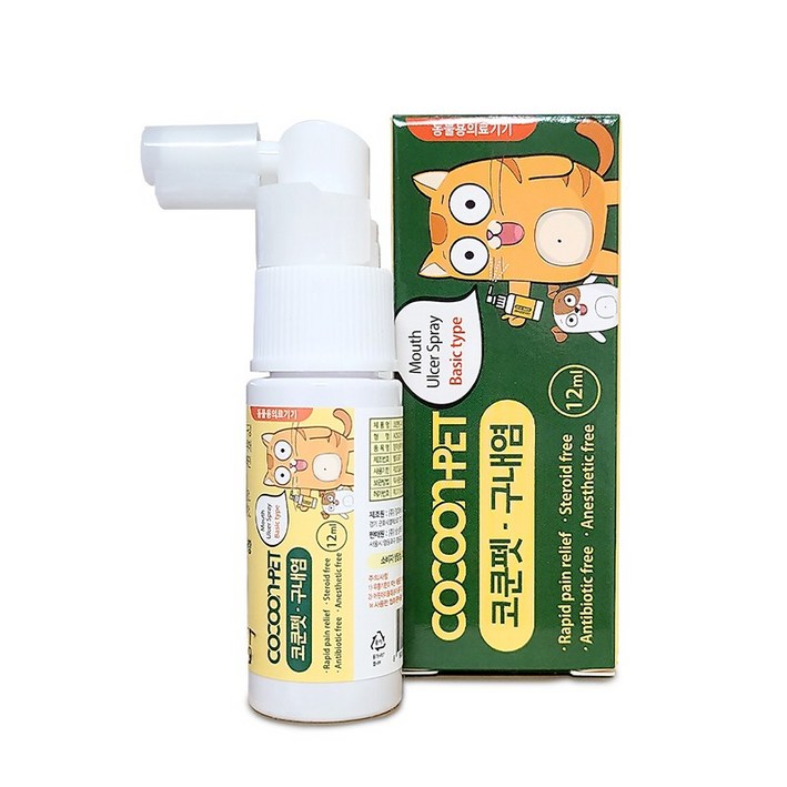 코쿤펫 반려동물 구내염 치료제 캣닢향, 12ml, 1개 코쿤펫 반려동물 구내염 치료제 캣닢향, 12ml, 1개