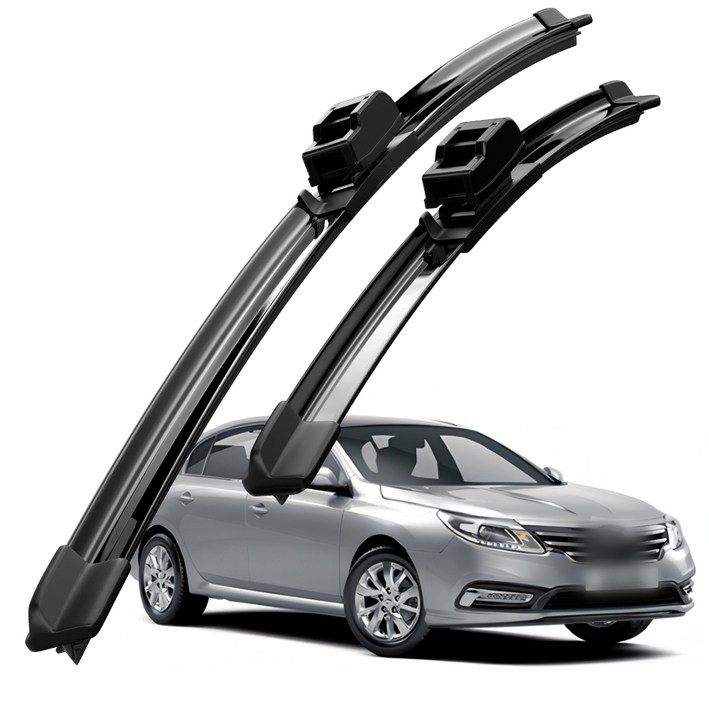 르노코리아 뉴 SM5/SM5 플래티넘/SM5 노바 2010-2019 와이퍼 초발수 저소음 자국 없음 전면 와이퍼 블레이드 2종 세트, 뉴 SM5/SM5 플래티넘/노바 2010-2019