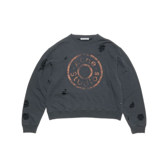 아크네 스튜디오 로고 프린트 스웨트셔츠