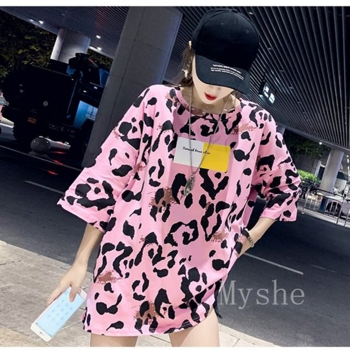 Myshe여성 신상 롱 반팔 티셔츠 원피스 박스티 면티 B6 S100721 Myshe여성 신상 롱 반팔 티셔츠 원피스 박스티 면티 B6 S100721