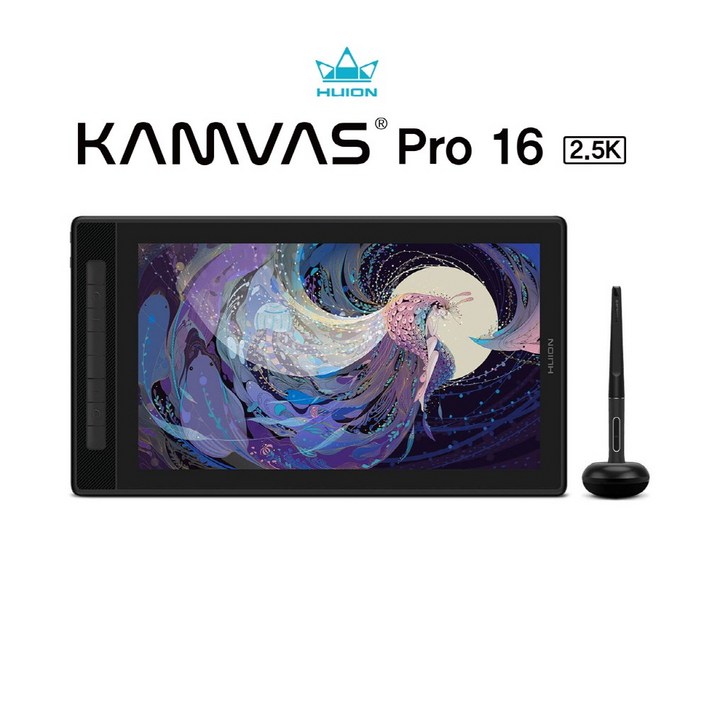 휴이온 KAMVAS Pro 16 2.5K 16인치 QHD액정타블렛, 알류미늄 실버, Kamvas Pro 16인치 윈도우태블릿