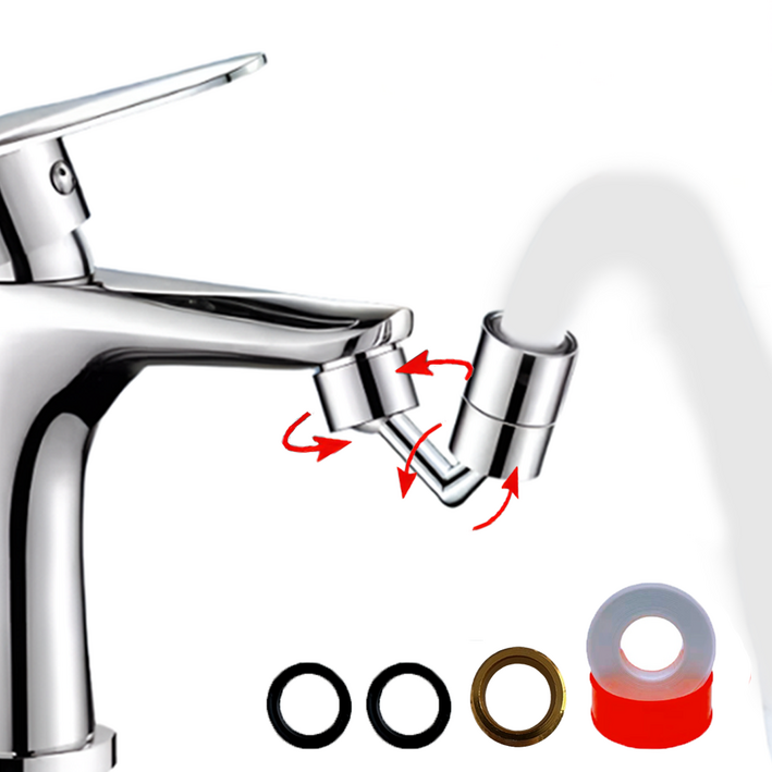 퓨어르 720도 회전 수도꼭지 필터 워터탭 아기비데, 1세트