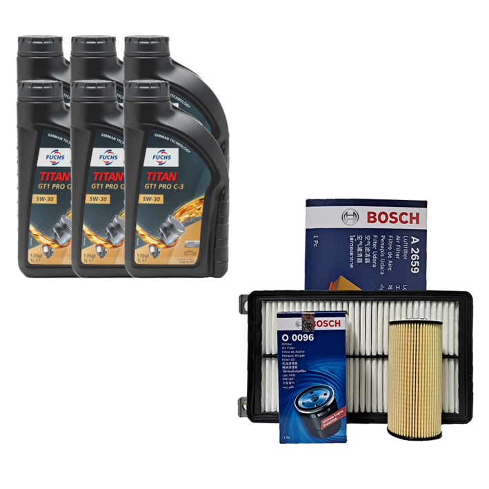 올뉴쏘렌토 디젤 훅스 타이탄 GT1 프로 C3 5W30 보쉬필터패키지