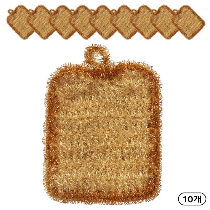 크린라이프 식빵손뜨개수세미 10P, 2세트, 5개