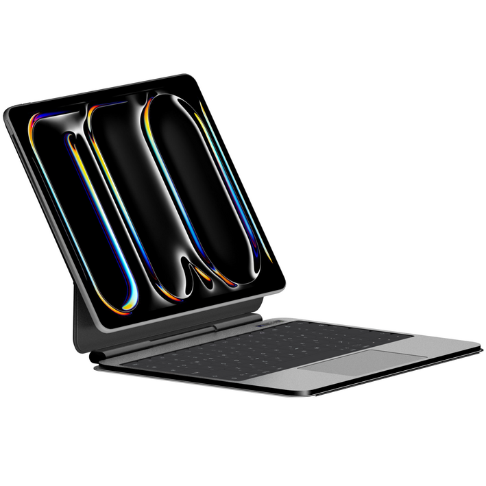 풀 알루미늄 바디 링크프로 아이패드 매직키보드 케이스 에어4 5 6 7세대 M2 프로3456세대 1112.913인치 블루투스 한글각인 백라이트 구조독 호환, 1개