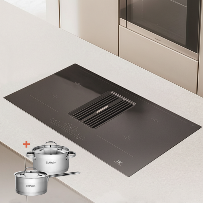 한샘 후드일체형 인덕션 올인원 4구 설치포함