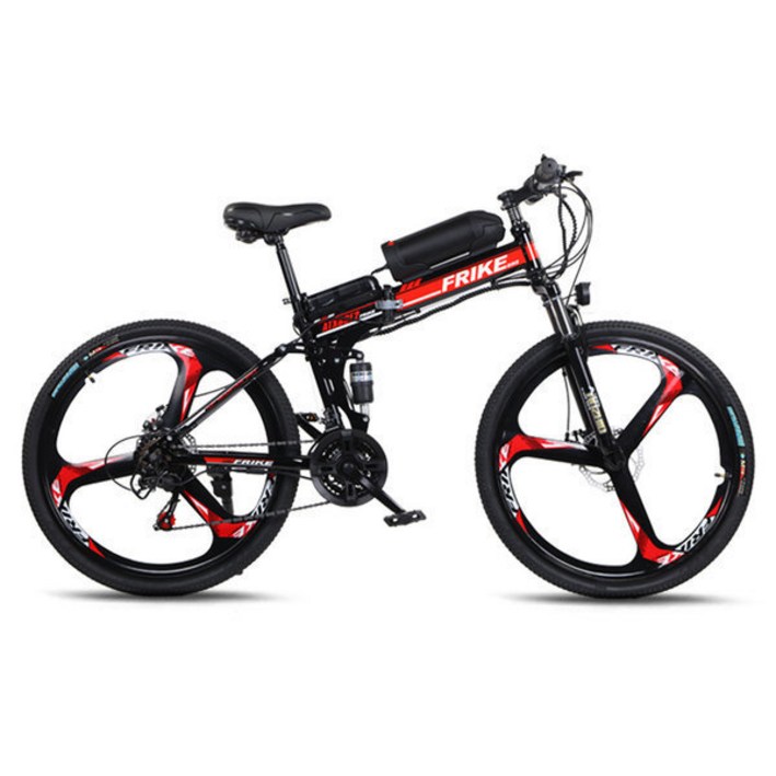 FRIKE 변속 전기자전거 36V10AH PAS스로틀 겸용 MTB자전거 일체형 88E2 PAS스로틀 겸용, 화이트