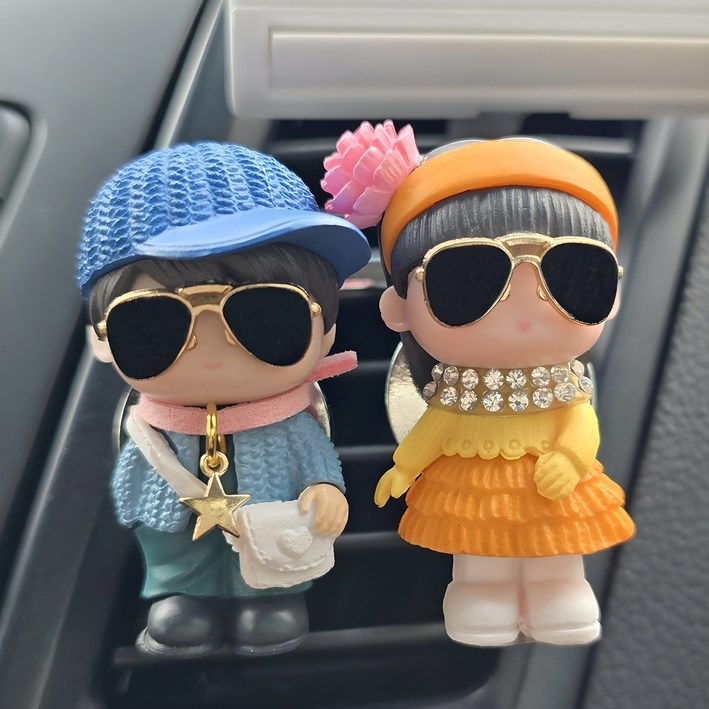 로즈하오 카퍼퓸 블링블링초커(인형 2개 + 블랙체리 향 1개), 1세트