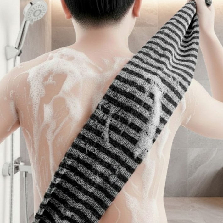 원앤모어 강력 각질제거 와이드 샤워타올 때수건  때타올