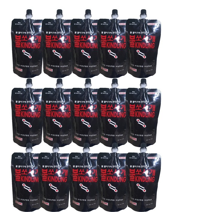 불쏘시개 (착화제) 150g, 15개, 1개, 150g
