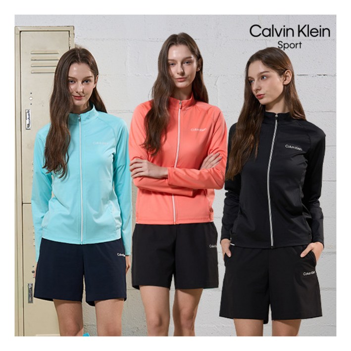 [캘빈클라인스포츠] O  25SS 여성 래시가드 셋업 2종