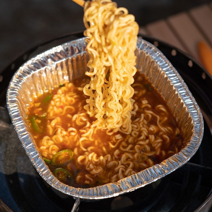 일회용 캠핑 직화 라면냄비, 500개