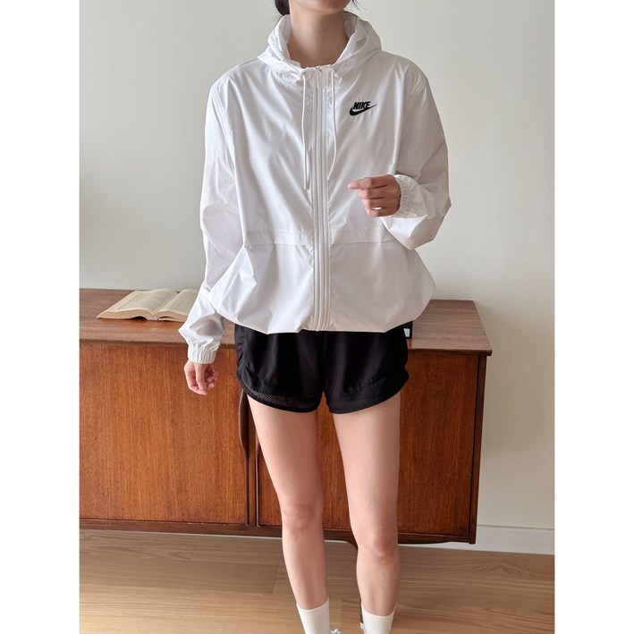 국내매장판 나이키 여성 우먼스 스포츠웨어 바람막이 리펠 우븐 자켓 후디