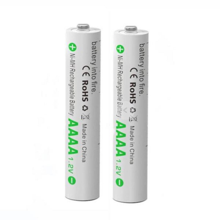 충전기가 포함된 AAAA 배터리 스타일러스 1.2V 400mAh Ni-MH 2개