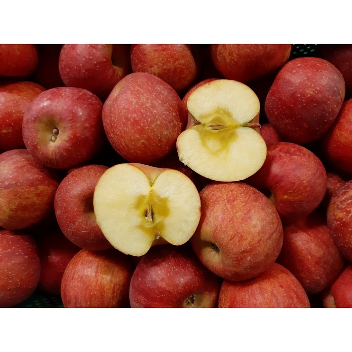 별용농산 정품보다 맛있는 흠과 과일 꿀사과 고당도 미안마 부사 사과 가정용 3kg, 1개