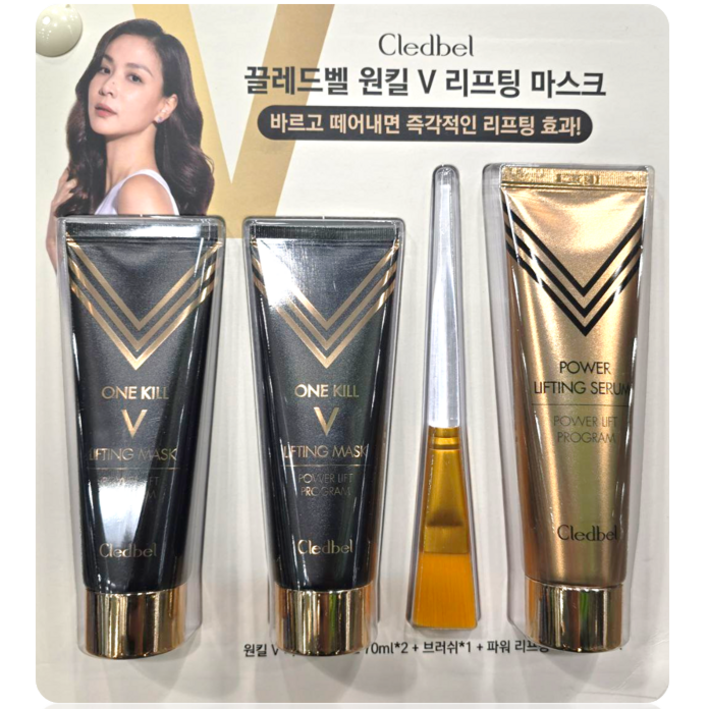 끌레드벨 원킬 브이 리프팅 마스크, 1개