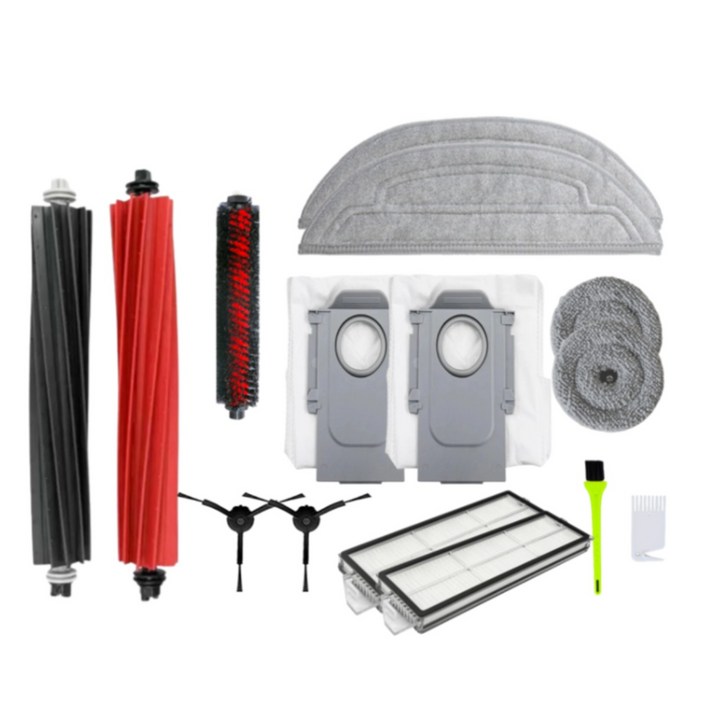 퓨어퍼스트 로보락 S8 MaxV Ultra 로봇청소기 소모품 물걸레 더스트백 브러쉬 먼지봉투 호환 메가 15종