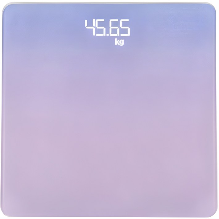 블루스타 실내 온도측정가능 LED 파스텔 정밀 체중계