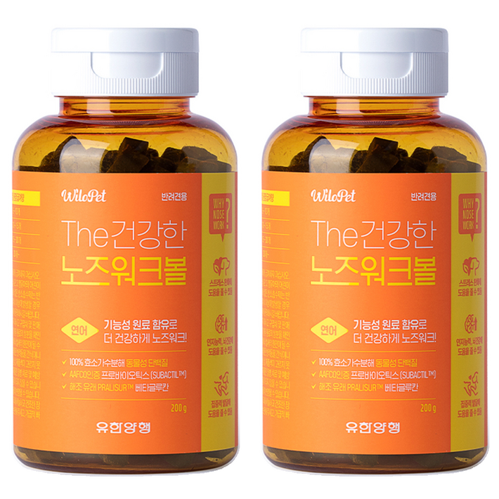 윌로펫 강아지 유한양행 The 건강한 가수분해 노즈워크 간식