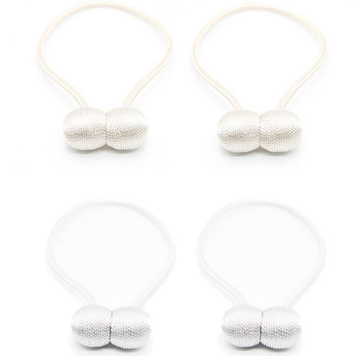 윈샵 타이백 2종 x 2p 세트, 1세트, 화이트  아이보리