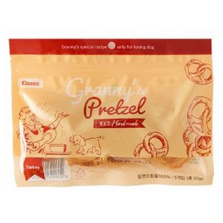 펫프렌즈 강아지 그래니스 독 터키츄 프레즐 5p 펫프렌즈 강아지 그래니스 독 터키츄 프레즐 5p