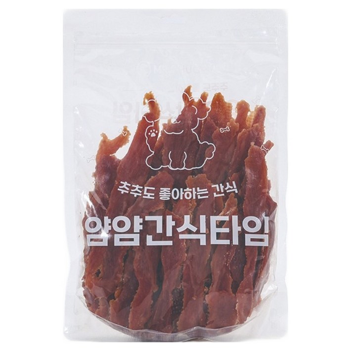 미스터추추 강아지 얌얌간식타임 대용량간식, 1kg, 1개, 오리가슴살육포