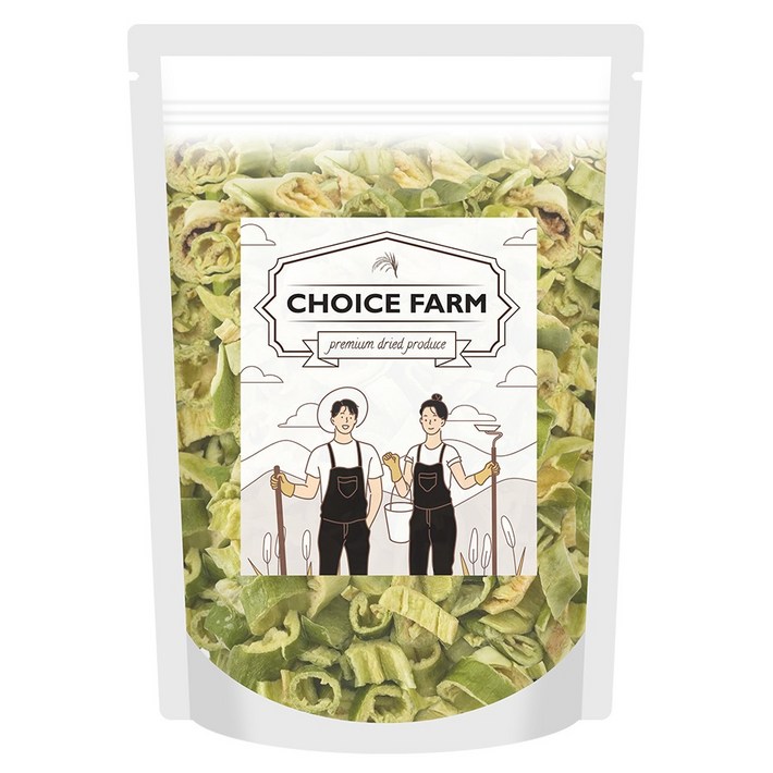 초이스팜 원물그대로 바로먹는 동결건조 청양고추 슬라이스