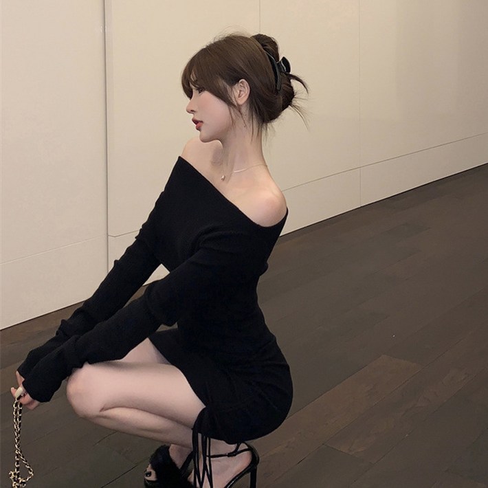 피어니스트 스트링 오프숄더 원피스 피어니스트 스트링 오프숄더 원피스