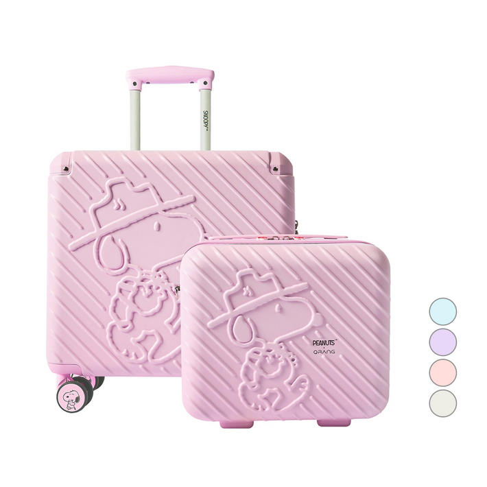 피너츠 큐랑 시애틀 스누피 기내용 미니캐리어미니백 세트 12인치18인치