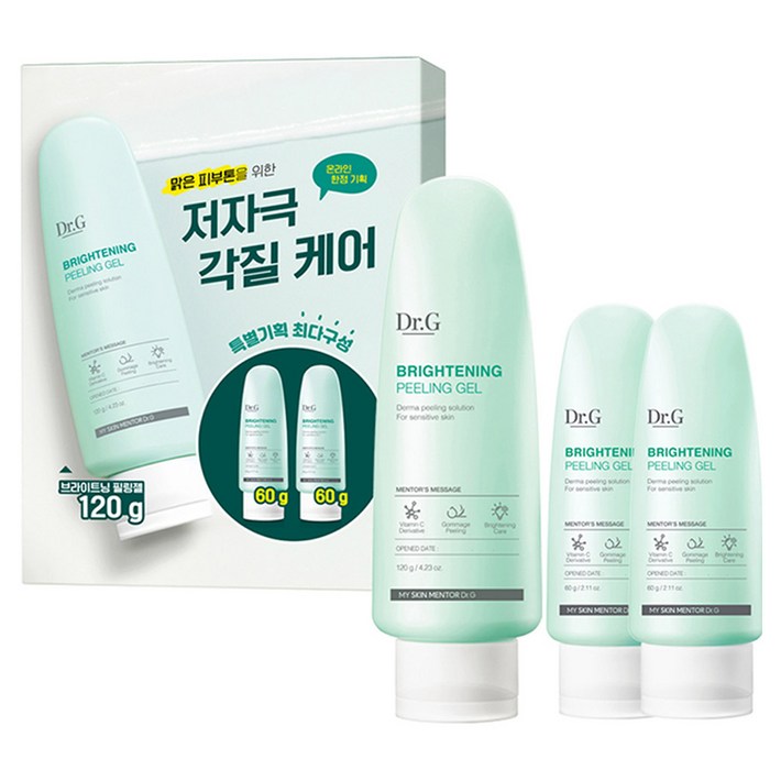 닥터지 브라이트닝 필링젤 120g 60g x 2p