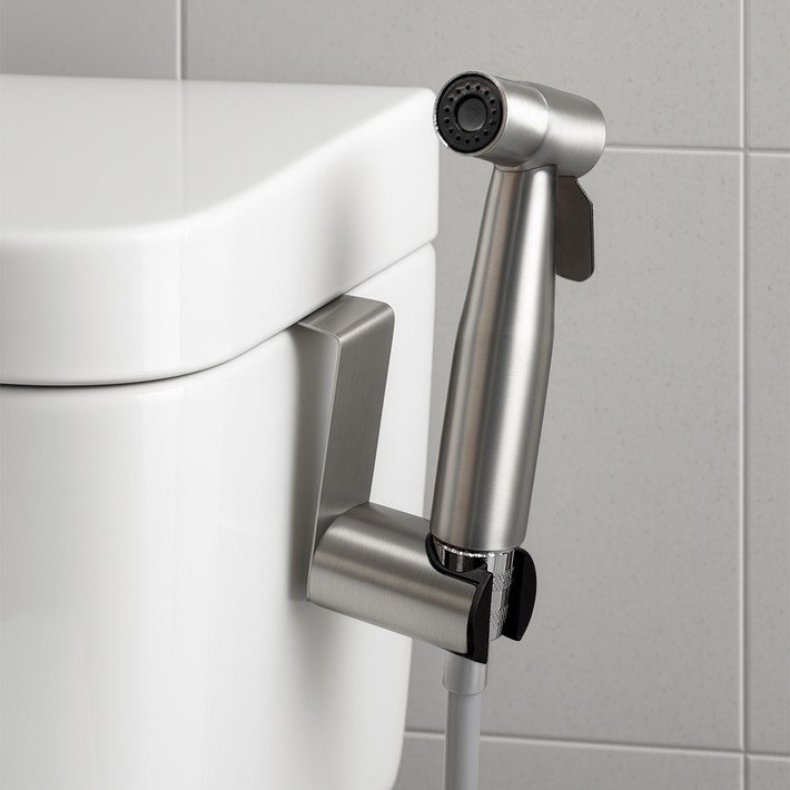 코멧 욕실청소 SUS 스테인리스 스프레이 건  코일 호스 3m 세트