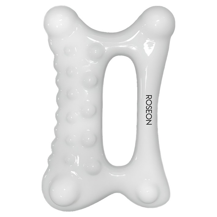 로즈온 디톡 바디 페이스 괄사, 1개, 아이보리